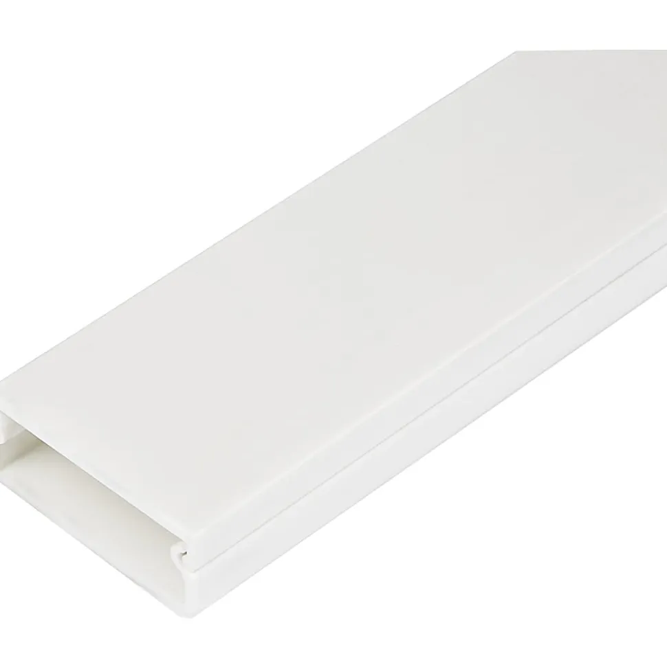 StarTech.com Cable Management Raceway w/Adhesive Tape 39in - Network Cable Hider Kit - Solid Wire Duct System - CBMWWD3211