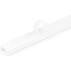 StarTech.com Cable Management Raceway w/Adhesive Tape 78in - Network Cable Hider Kit - Solid Wire Duct System - Power Cord Concealer