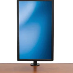 StarTech.com Desk Mount Monitor Arm 34 inch VESA Displays - Articulating Single Monitor Pole Mount - Height Adjustable Arm - Clamp/Grommet