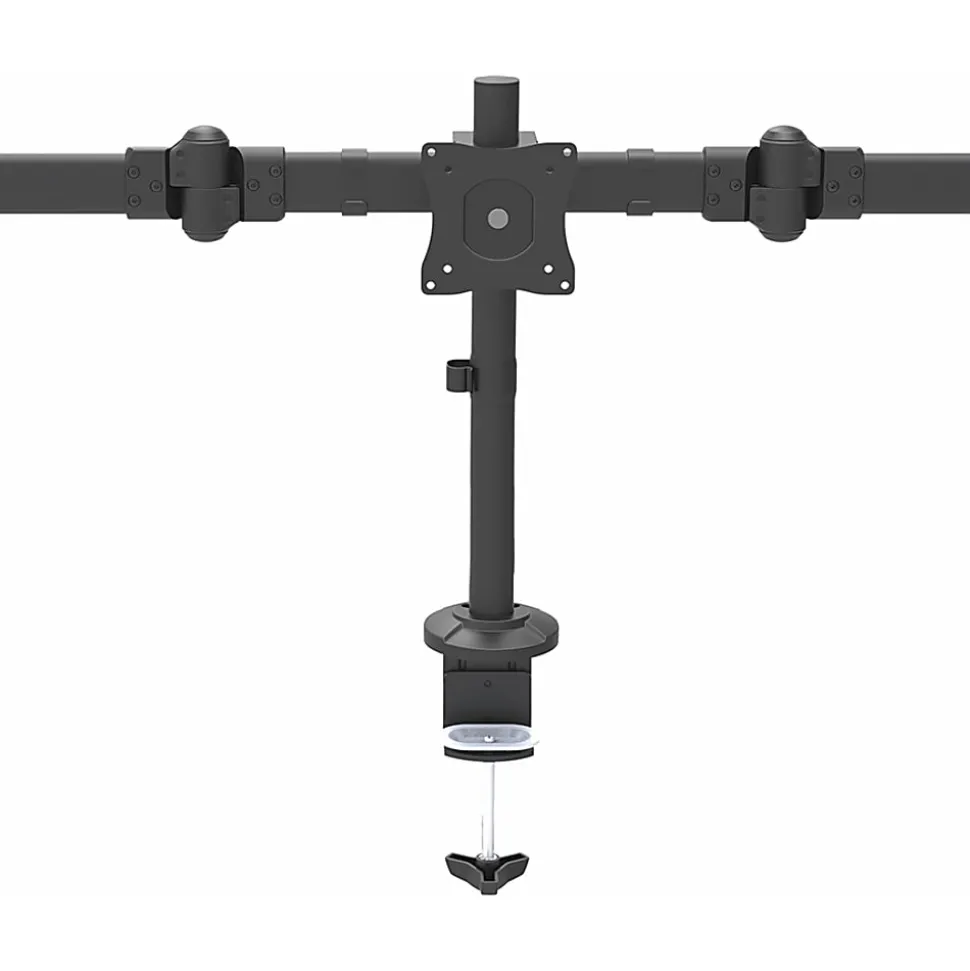 StarTech.com Desk Mount Triple Monitor Arm - Articulating - Steel - For VESA Monitors up to 27"- Clamp/Grommet - 3 Monitor Stand (ARMTRIO)