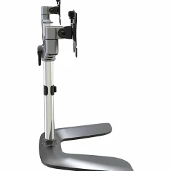 StarTech.com Dual Monitor Stand - Articulating Arms - Height Adjustable - For VESA Mount Monitors up to 32 - Steel/Aluminum - Black, Silver