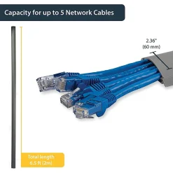 StarTech.com Floor Cable Duct with Guard, 2in wide, 6 ft, RD502