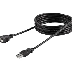 StarTech.com 6 ft Black USB 2.0 Extension Cable A to A - M/F - Extends the your current USB device cable by 6 feet - USBEXTAA6BK