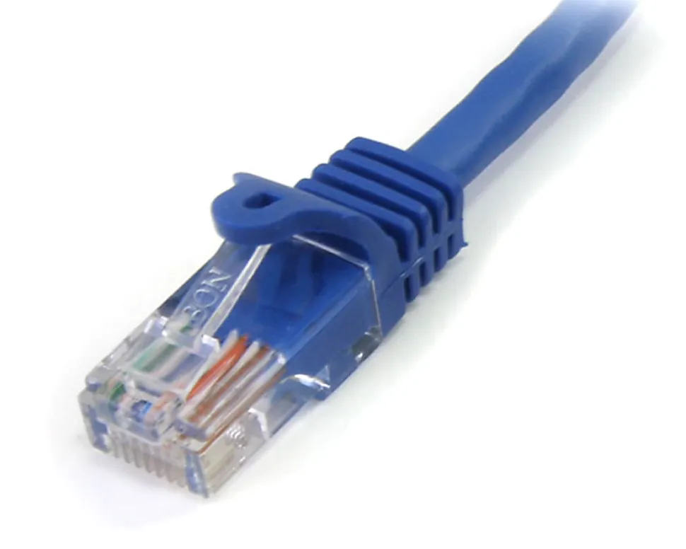 StarTech.com 4 ft Blue Cat5e Snagless UTP Patch Cable - Make Fast Ethernet network connections using this high quality Cat5e Cable, with Powe