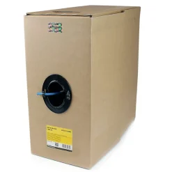 StarTech.com 1000 ft Bulk Roll of Blue CMR Cat 6 Solid UTP Riser Cable  - Bulk Cat6 Cable - 1000ft Cat 6 Cable - WIR6CMRBL