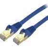 StarTech.com 9 ft CAT6a Ethernet Cable - 10 Gigabit Category 6a Shielded Snagless RJ45 100W PoE Patch Cord - 10GbE Blue UL/TIA Certified