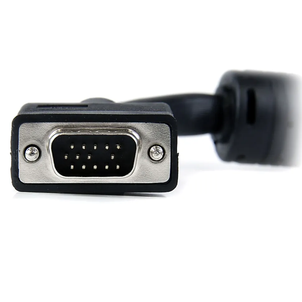 StarTech.com 25 ft Coax High Resolution Monitor VGA Cable - HD15 M/M - VGA cable - HD-15 (VGA) (M) to HD-15 (VGA) (M) - 25 ft - molded - black -