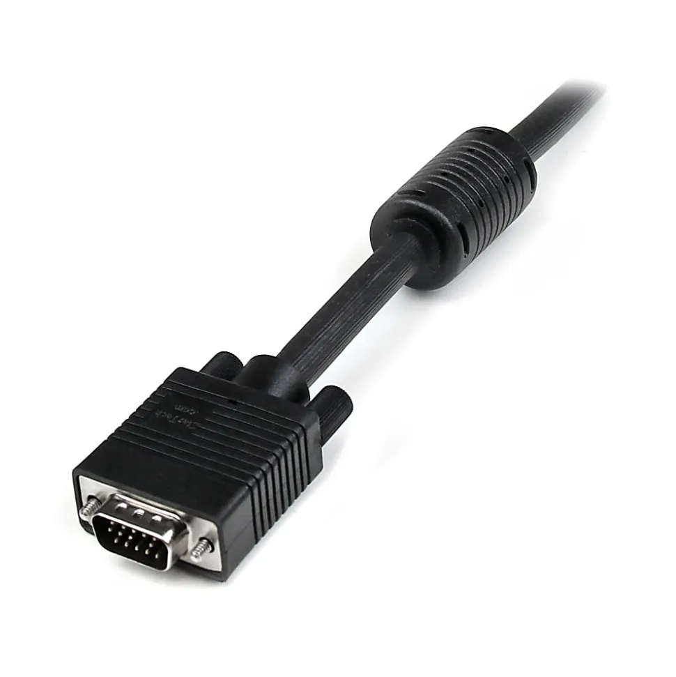 StarTech.com 25 ft Coax High Resolution Monitor VGA Cable - HD15 M/M - VGA cable - HD-15 (VGA) (M) to HD-15 (VGA) (M) - 25 ft - molded - black -
