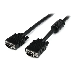 StarTech.com 25 ft Coax High Resolution Monitor VGA Cable - HD15 M/M - VGA cable - HD-15 (VGA) (M) to HD-15 (VGA) (M) - 25 ft - molded - black -