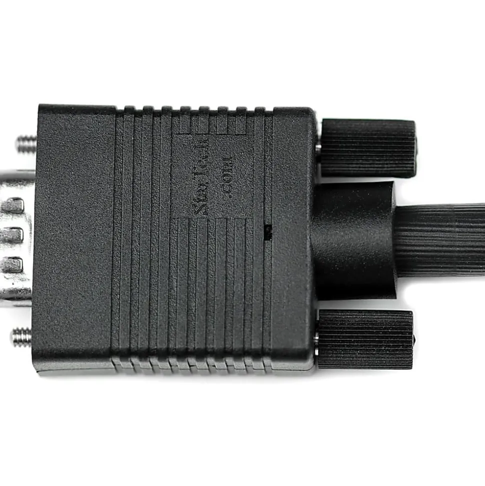 StarTech.com 25 ft Coax High Resolution Monitor VGA Cable - HD15 M/M - VGA cable - HD-15 (VGA) (M) to HD-15 (VGA) (M) - 25 ft - molded - black -
