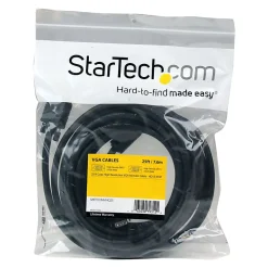 StarTech.com 25 ft Coax High Resolution Monitor VGA Cable - HD15 M/M - VGA cable - HD-15 (VGA) (M) to HD-15 (VGA) (M) - 25 ft - molded - black -