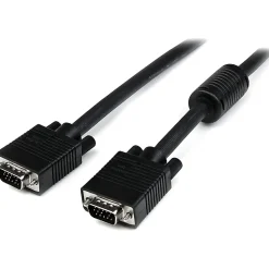 StarTech.com 25 ft Coax High Resolution Monitor VGA Cable - HD15 M/M - VGA cable - HD-15 (VGA) (M) to HD-15 (VGA) (M) - 25 ft - molded - black -