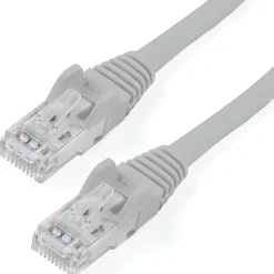 StarTech.com 9 ft Gray Cat6 Cable with Snagless RJ45 Connectors - Cat6 Ethernet Cable - 9ft UTP Cat 6 Patch Cable - N6PATCH9GR