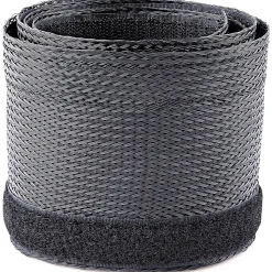 StarTech.com 10ft (3m) Cable Management Sleeve, Braided Mesh Wire Wraps/Floor Cable Covers, Computer Cable Manager/Cord Concealer