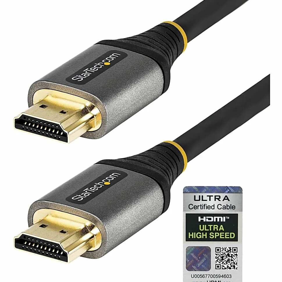 StarTech.com 3ft/1m HDMI 2.1 Cable, Certified Ultra High Speed HDMI Cable 48Gbps, 8K 60Hz/4K 120Hz HDR10+, 8K HDMI Cable, Monitor/Display