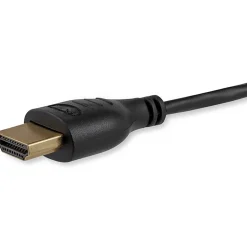 StarTech.com 3ft Mini HDMI to HDMI Cable with Ethernet, 4K 30Hz High Speed Slim Mini HDMI 1.4 (Type-C) Device to HDMI Adapter Cable/Cord
