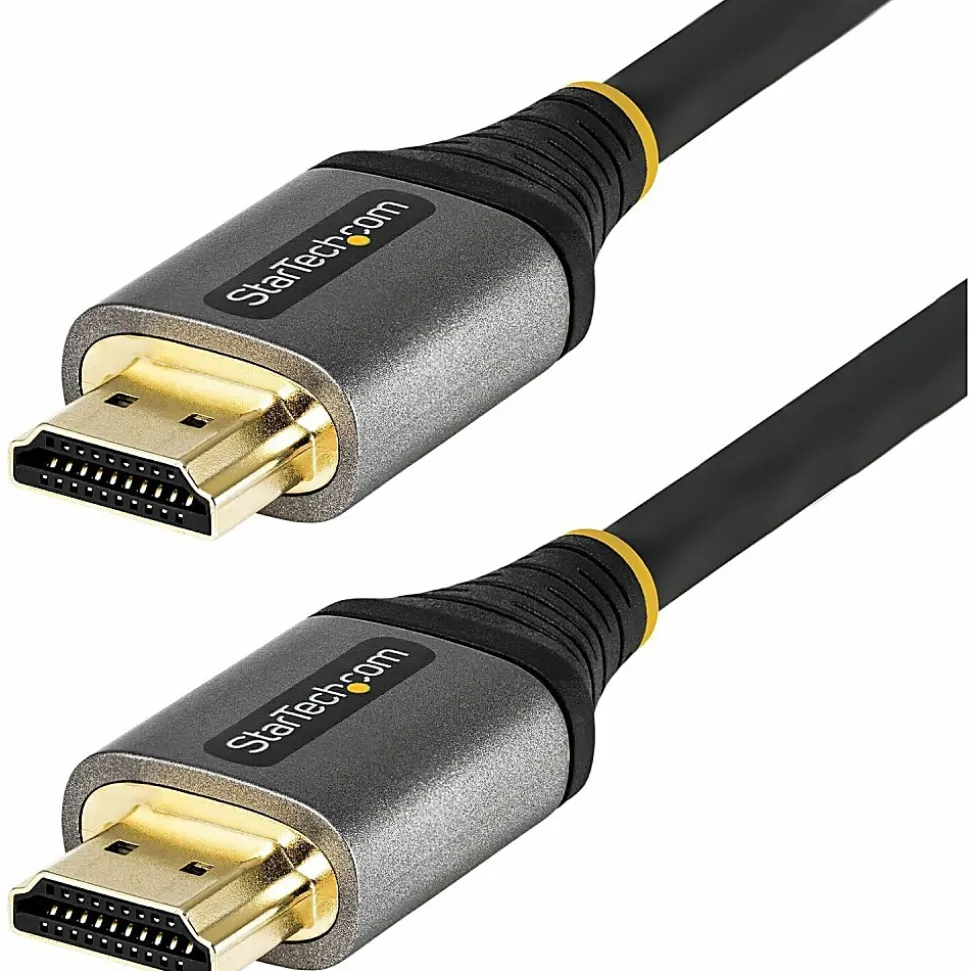StarTech.com 6ft (2m) Premium Certified HDMI 2.0 Cable, High Speed Ultra HD 4K 60Hz HDMI Cable with Ethernet, HDR10, UHD HDMI Monitor Cord - HDMMV2M