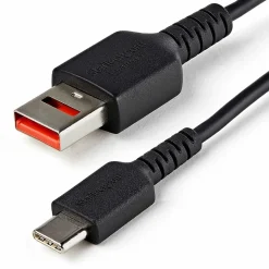 StarTech.com 3ft (1m) Secure Charging Cable, USB-A to USB-C Data Blocker Charge-Only Cable, Secure Charger Adapter Cable  - USBSCHAC1M
