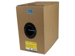 StarTech.com 1000 ft Roll of Blue Plenum CMP Cat5e Solid UTP Bulk Cable  - Cat5e Bulk Cable - Cat5e Plenum Cable - WIR5ECMPBL