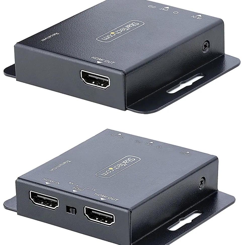 StarTech.com HDMI Extender over CAT6/CAT5, 4K 30Hz/130ft (40m) or 1080p 60Hz/230ft (70m) Video Extender