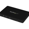 StarTech.com HDMI Splitter 1 In 2 Out - 4k 30Hz - 2 Port - Aluminum - HDMI Multi Port - HDMI Audio Splitter - ST122HD4K