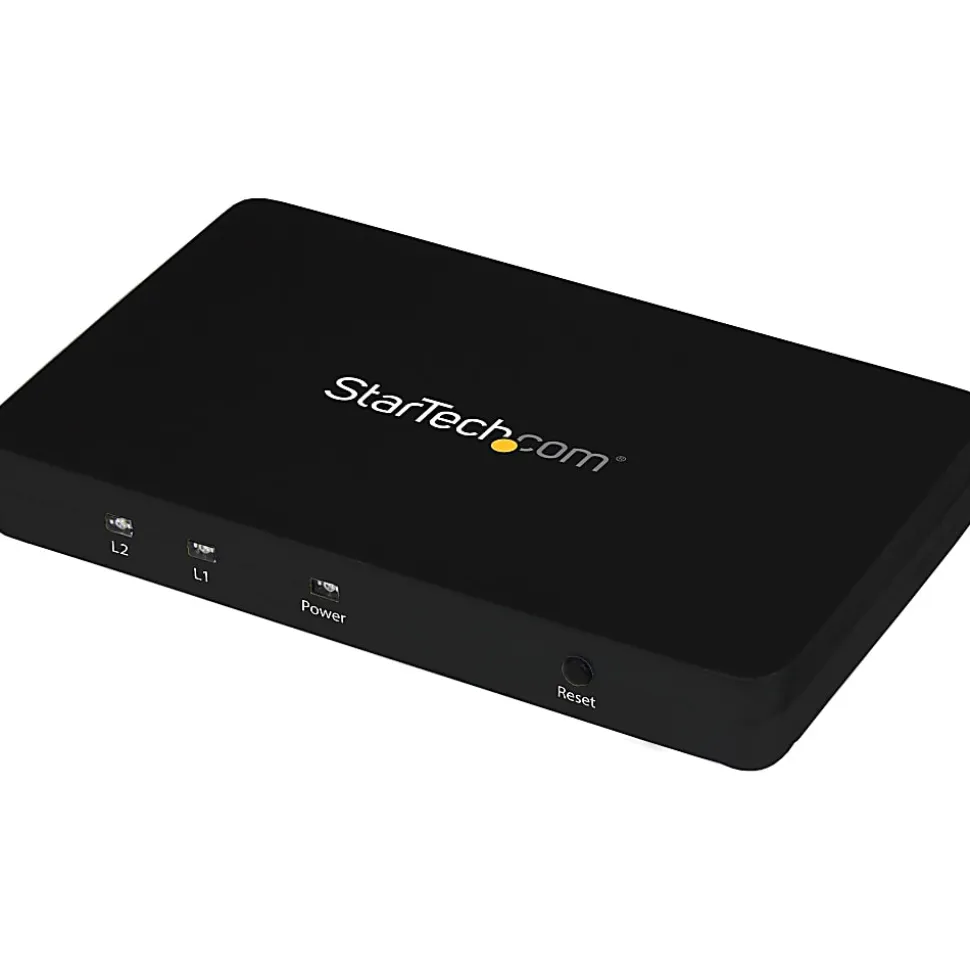 StarTech.com HDMI Splitter 1 In 2 Out - 4k 30Hz - 2 Port - Aluminum - HDMI Multi Port - HDMI Audio Splitter - ST122HD4K