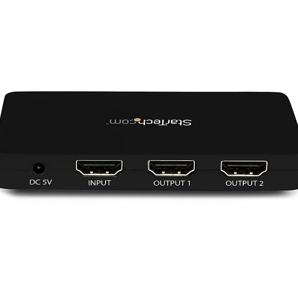 StarTech.com HDMI Splitter 1 In 2 Out - 4k 30Hz - 2 Port - Aluminum - HDMI Multi Port - HDMI Audio Splitter - ST122HD4K