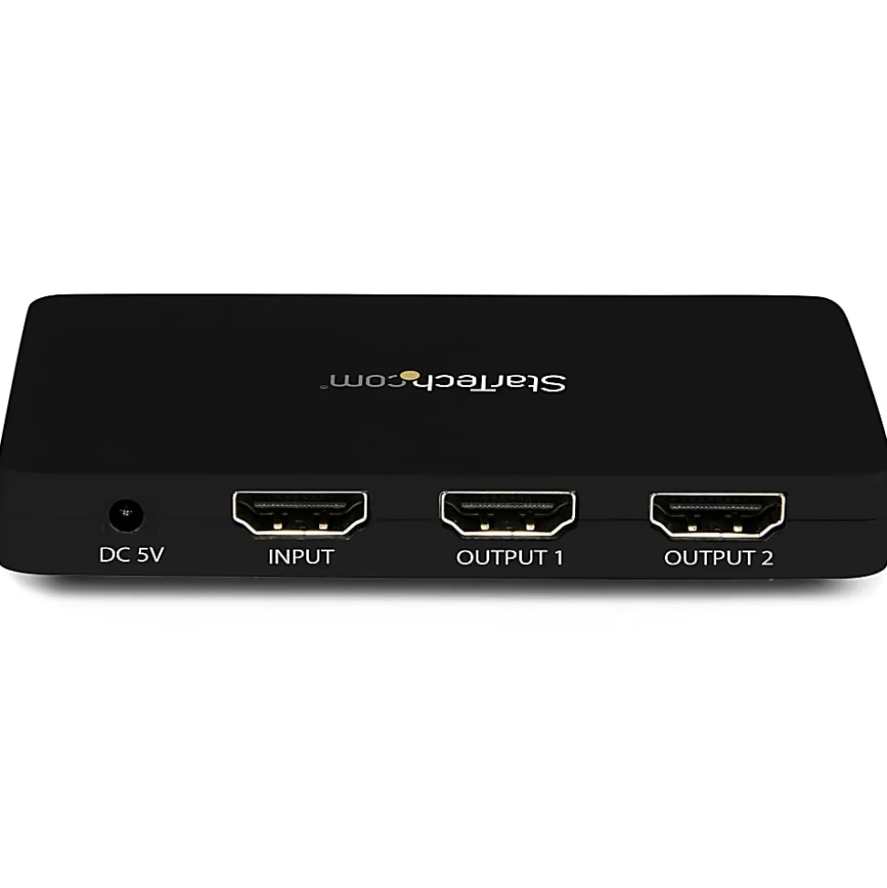 StarTech.com HDMI Splitter 1 In 2 Out - 4k 30Hz - 2 Port - Aluminum - HDMI Multi Port - HDMI Audio Splitter - ST122HD4K