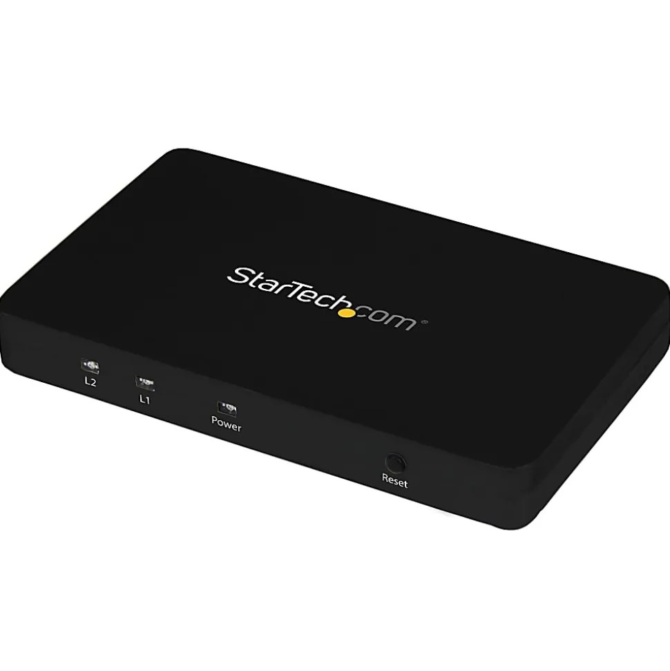 StarTech.com HDMI Splitter 1 In 2 Out - 4k 30Hz - 2 Port - Aluminum - HDMI Multi Port - HDMI Audio Splitter - ST122HD4K