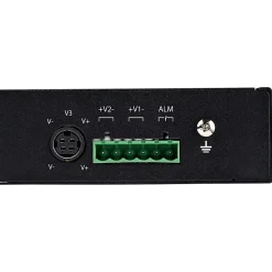 StarTech.com Industrial 5 Port Gigabit Ethernet Switch 5 PoE RJ45 +2 SFP Slots 30W PoE+ 48VDC 10/100/1000 Mbps - IES1G52UPDIN