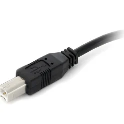 StarTech.com 9 m / 30 ft Active USB A to B Cable - M/M - Black USB 2.0 A to B Cord - Printer Cable - Extension USB Cable (USB2HAB30AC)