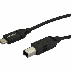 StarTech.com 2m 6ft USB C to USB B Cable - Black