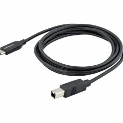 StarTech.com 2m 6ft USB C to USB B Cable - Black