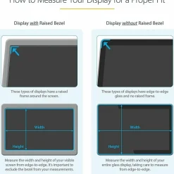 StarTech.com Monitor Privacy Screen for 32 inch PC Display, Computer Screen Security Filter