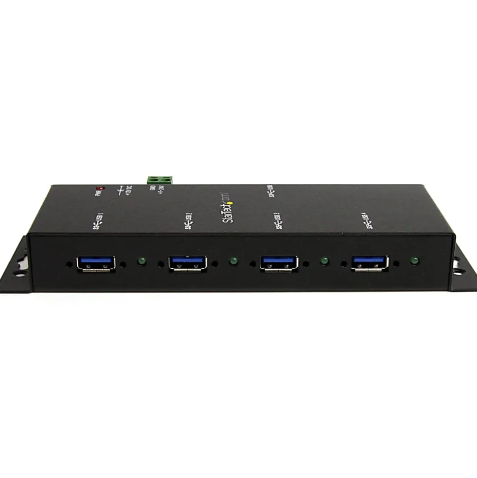 StarTech.com Mountable 4 Port Rugged Industrial SuperSpeed USB 3.0 Hub