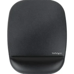 StarTech.com Mouse Pad with Hand rest, 6.7x7.1x 0.8in (17x18x2cm), Ergonomic Mouse Pad w/ Wrist Support, Non-Slip PU Base, Gel Mouse Pad