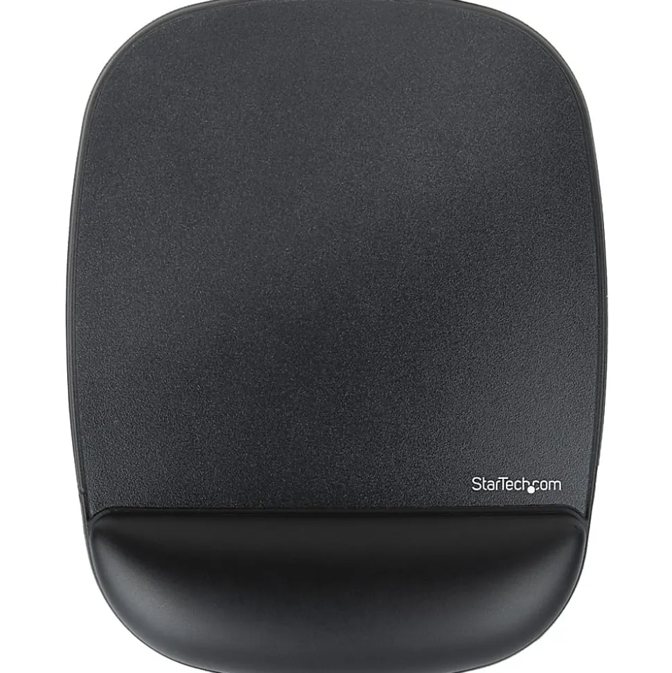 StarTech.com Mouse Pad with Hand rest, 6.7x7.1x 0.8in (17x18x2cm), Ergonomic Mouse Pad w/ Wrist Support, Non-Slip PU Base, Gel Mouse Pad