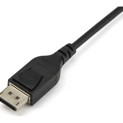 StarTech.com 1 m VESA Certified DisplayPort 1.4 Cable - 8K 60Hz HBR3 HDR - 3 ft Super UHD 4K 120Hz - DP to DP Slim Video Monitor Cord M/M - DP14MM1M