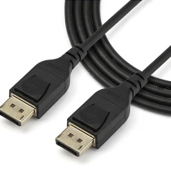StarTech.com 1 m VESA Certified DisplayPort 1.4 Cable - 8K 60Hz HBR3 HDR - 3 ft Super UHD 4K 120Hz - DP to DP Slim Video Monitor Cord M/M - DP14MM1M