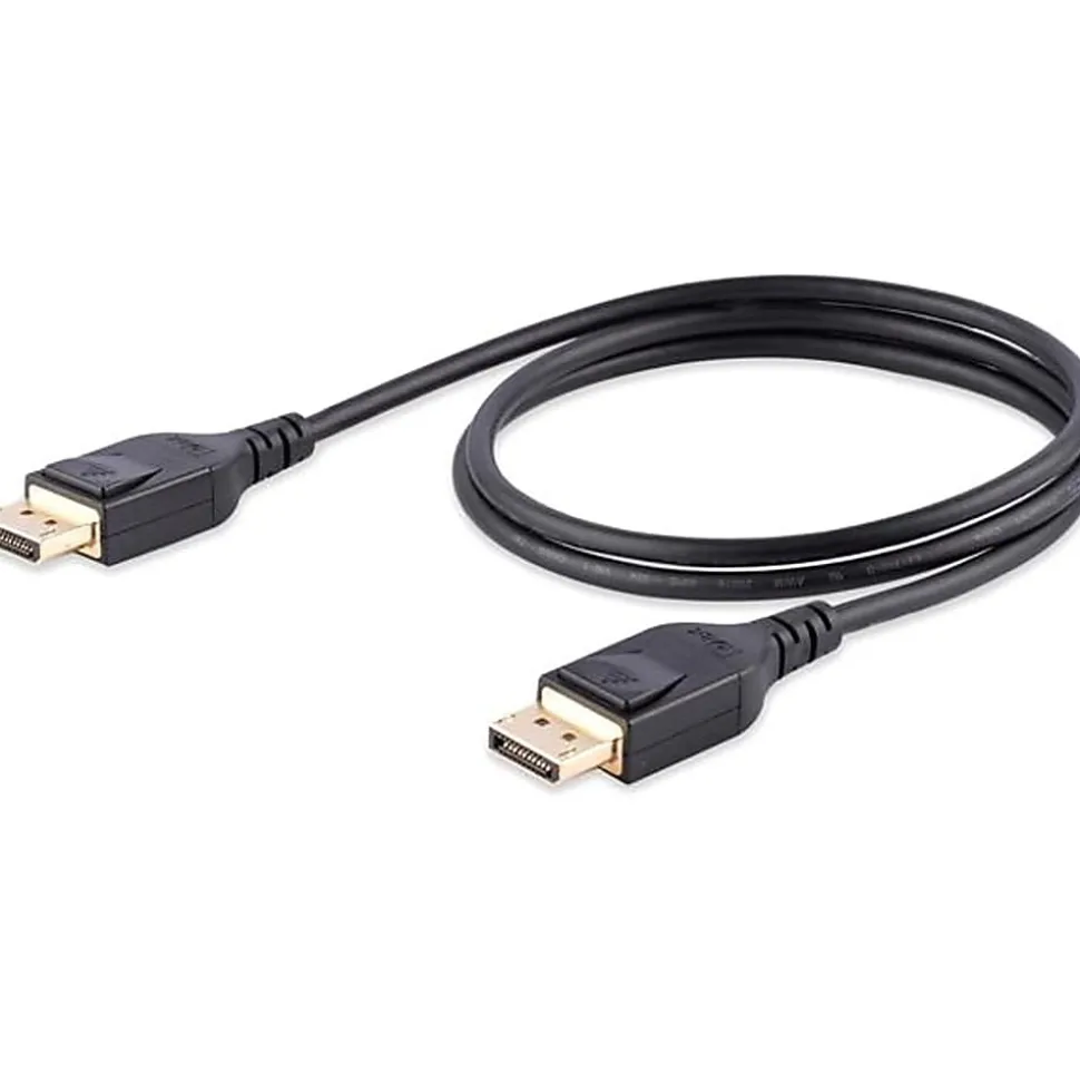 StarTech.com 1 m VESA Certified DisplayPort 1.4 Cable - 8K 60Hz HBR3 HDR - 3 ft Super UHD 4K 120Hz - DP to DP Slim Video Monitor Cord M/M - DP14MM1M