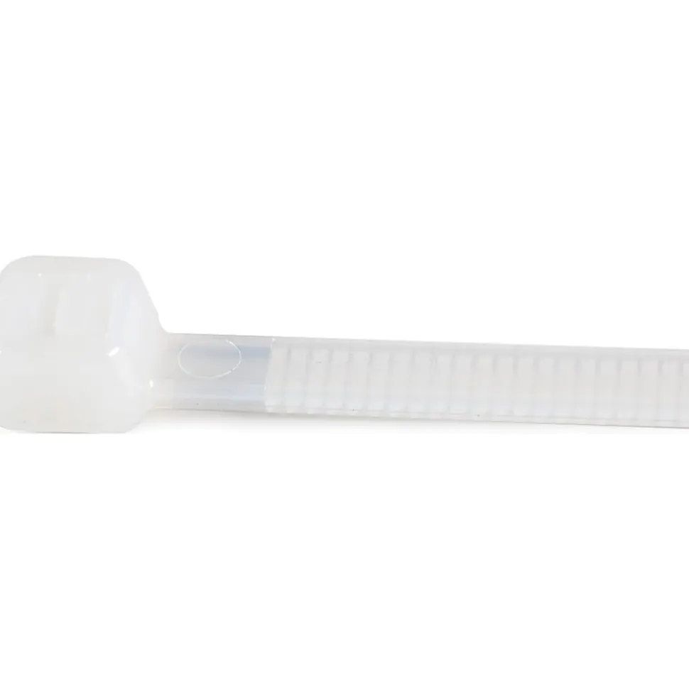 StarTech.com 100 Pack 10" Cable Ties - White Extra Large Nylon/Plastic Zip Ties Adjustable Network Cable Wraps UL TAA -100 Pack White