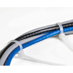StarTech.com 100 Pack 10" Cable Ties - White Extra Large Nylon/Plastic Zip Ties Adjustable Network Cable Wraps UL TAA -100 Pack White
