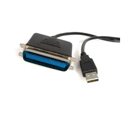 StarTech.com Parallel printer adapter - USB - parallel - 6 ft - Add a Centronics parallel port to your desktop or laptop PC through USB - ICUSB1284