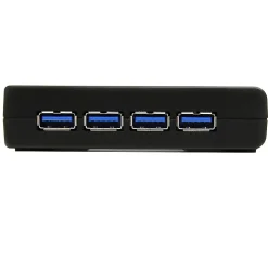 StarTech.com 4 Port Black SuperSpeed USB 3.0 Hub