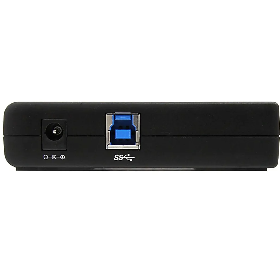 StarTech.com 4 Port Black SuperSpeed USB 3.0 Hub