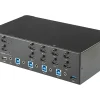 StarTech.com 4 Port HDMI KVM Switch - 4K 30Hz - Dual Display