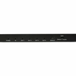 StarTech.com 4 Port HDMI Splitter - 4K 60Hz - 1x4 Way HDMI 2.0 Splitter - HDR - ST124HD202 - Displays the same image with sound on 4 screens