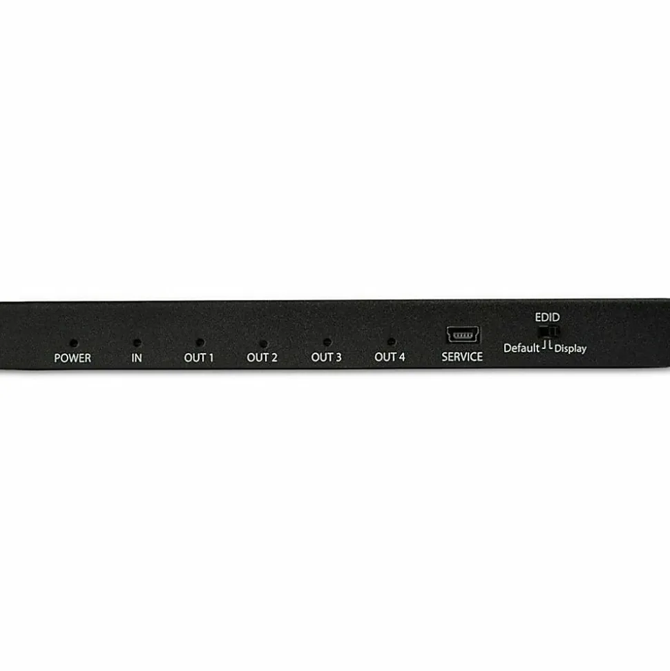 StarTech.com 4 Port HDMI Splitter - 4K 60Hz - 1x4 Way HDMI 2.0 Splitter - HDR - ST124HD202 - Displays the same image with sound on 4 screens