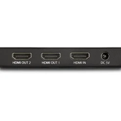 StarTech.com 2 Port HDMI Splitter - 4K 60Hz - 1x2 Way HDMI 2.0 Splitter - HDR - ST122HD202 - Displays the same image with sound on 2 screens