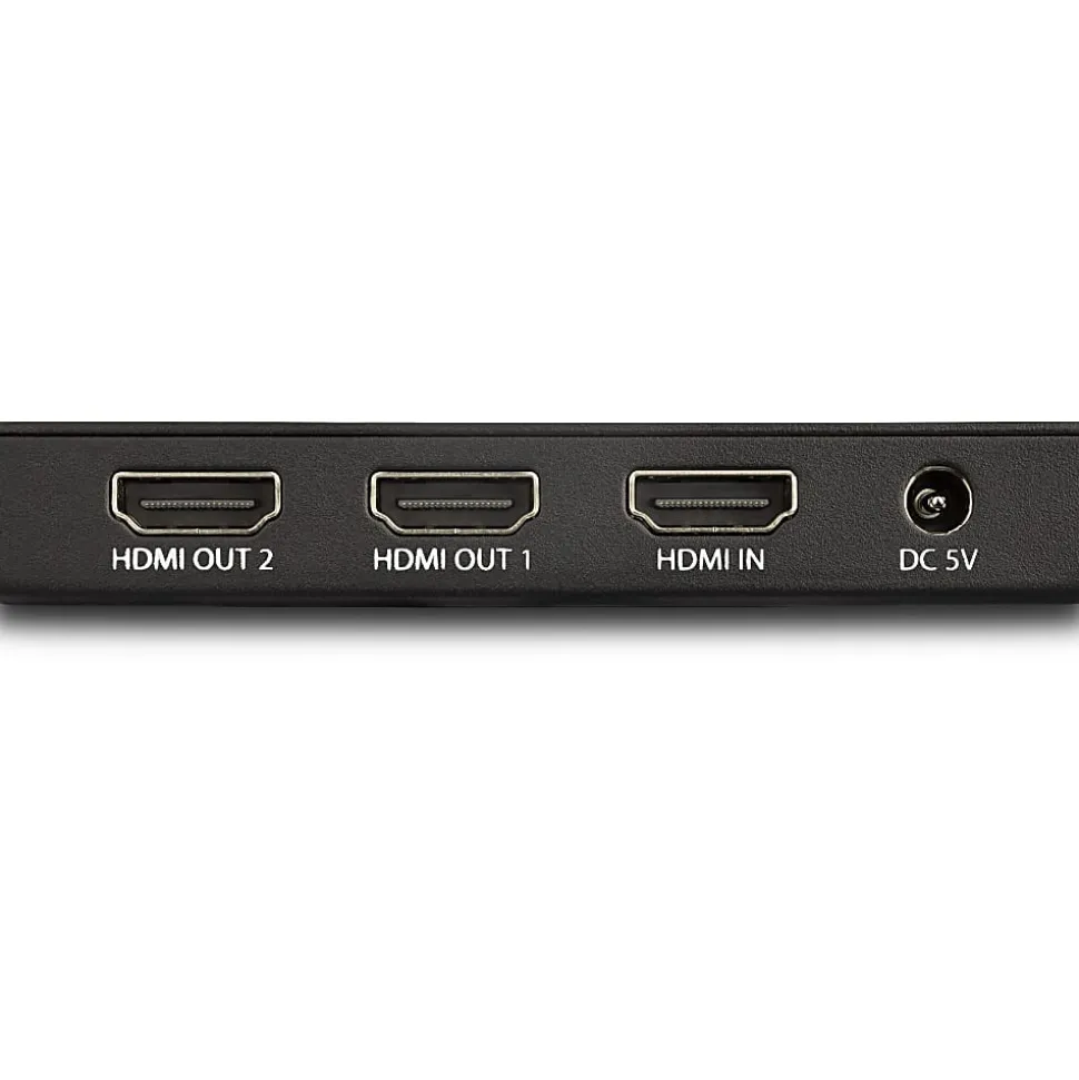 StarTech.com 2 Port HDMI Splitter - 4K 60Hz - 1x2 Way HDMI 2.0 Splitter - HDR - ST122HD202 - Displays the same image with sound on 2 screens